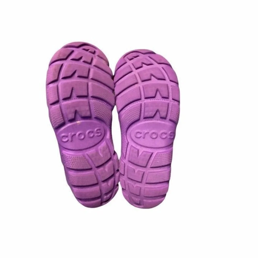 Pink and Purple Crocs Size 12c Girls